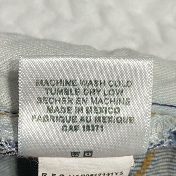 RE/DONE Originals High Rise Ankle Crop Jeans in Midnight Blue Size 26 - Picture 10 of 11